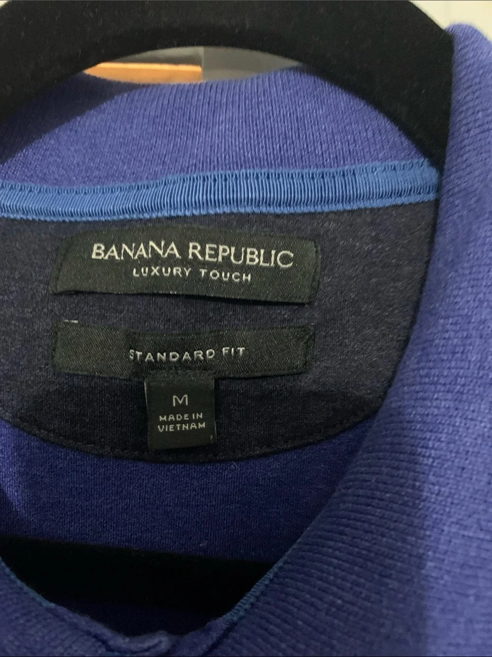 Banana Republic Men's Royal Blue Polo Shirt